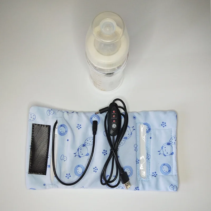 USB подогреватель молока, воды, прогулочная коляска, изолированная сумка, детская бутылочка для кормления, подогреватель для малышей, детей, мультяшный чехол для молока