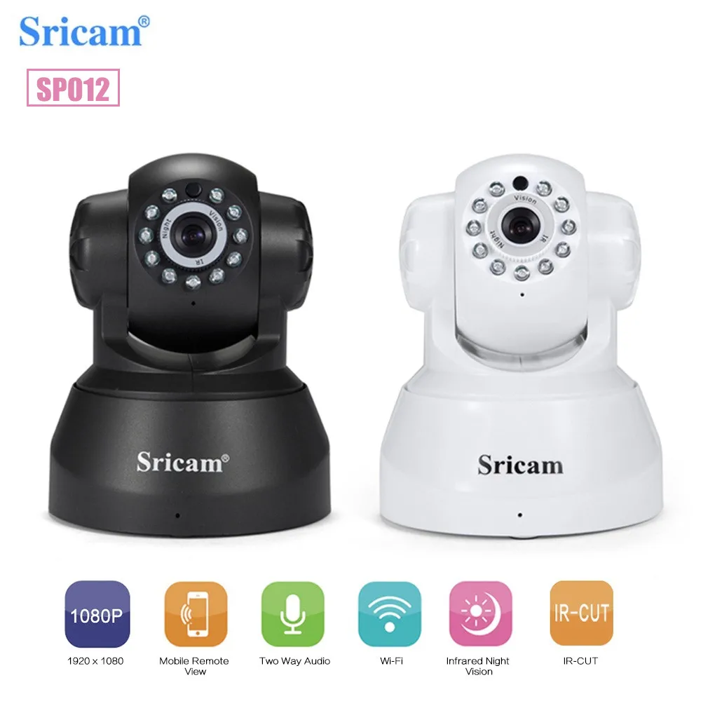 Sricam SP012 Smart 1080P Беспроводная IP камера IR ночная версия двухсторонняя аудио WiFi камера для внутреннего наблюдения детский монитор
