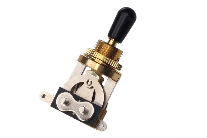 Универсальный Золотой переключатель с черной крышкой для электрогитары LP