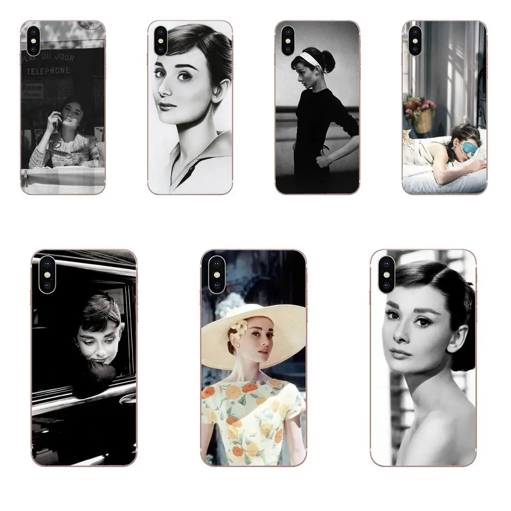 Мягкий чехол Одри Хепберн Coque для Xiaomi Mi3 Mi4 Mi4C Mi4i Mi5 Mi 5S 5X 6 6X 8 SE Pro Lite A1 Max Mix 2 Note 3