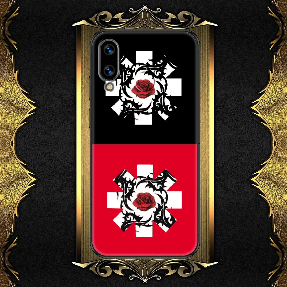 

Red Hot RHCP Chili Band Peppers Phone case For Huawei Honor 6 7 8 9 10 10i 20 A C X Lite Pro Play black painting cover tpu
