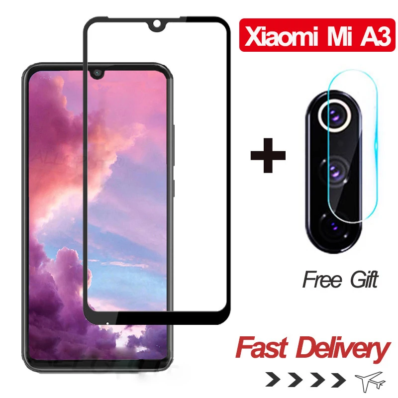 ALLOPUT 3D стекло xiaomi a3 закаленное стекло Xiaomi Mi A3 против царапин полное покрытие MIA3 XIAOMI защитное стекло на сяоми ми а3 Xiaomi a3 стекло Xiaomi mi a3 сяоми ми а3 стекло