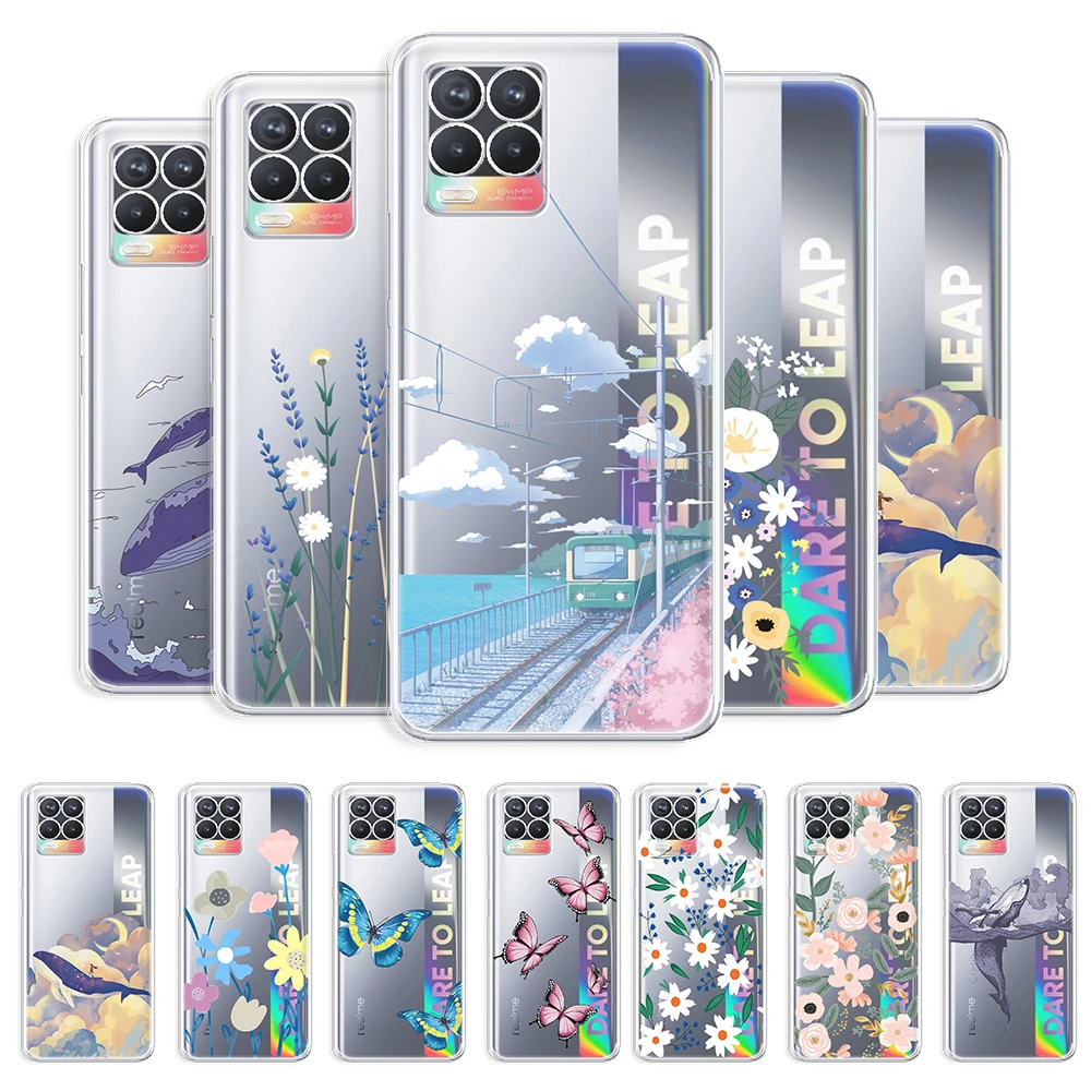 transparent case for realme 8 case oppo realme 8 pro clear phone cover for oppo realme 8 4g soft fashion coque for realme 8 pro free global shipping