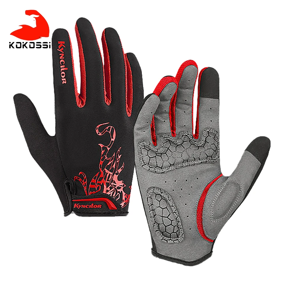 

KoKossi Cycling Gloves Touch Screen Shockproof Non-slip Breathable Running Gloves Men Women Fitness Sports Protective Gloves