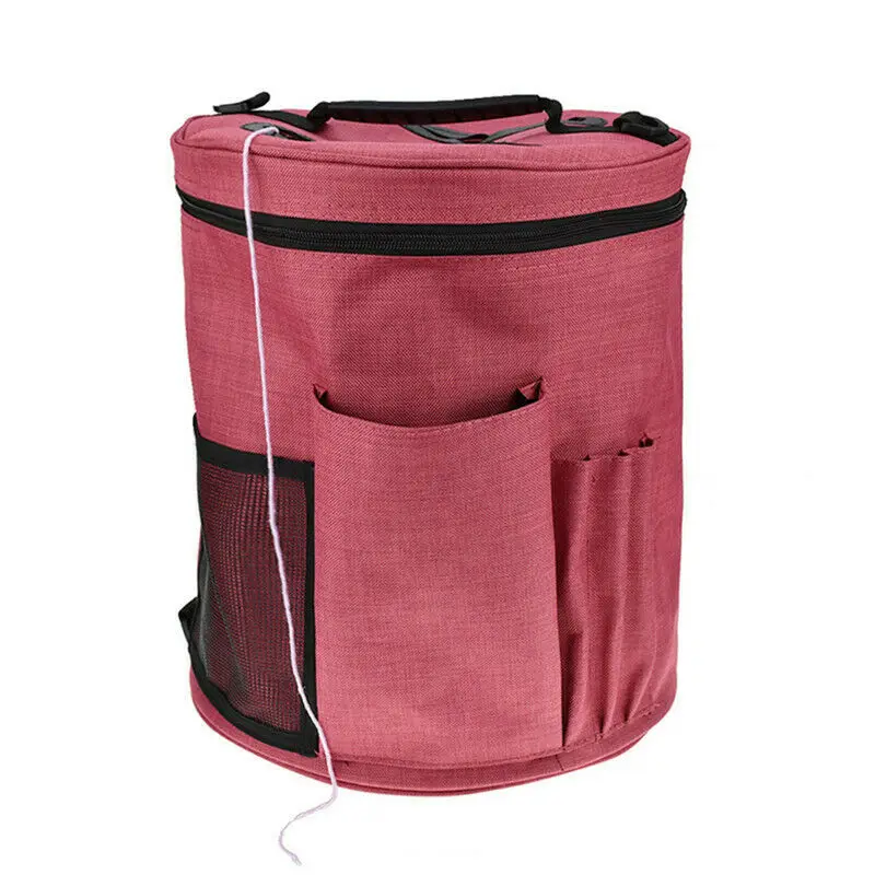 Большой Шерстяной Вязание DIY пряжа нить хранения Холщовая Сумка ремесло