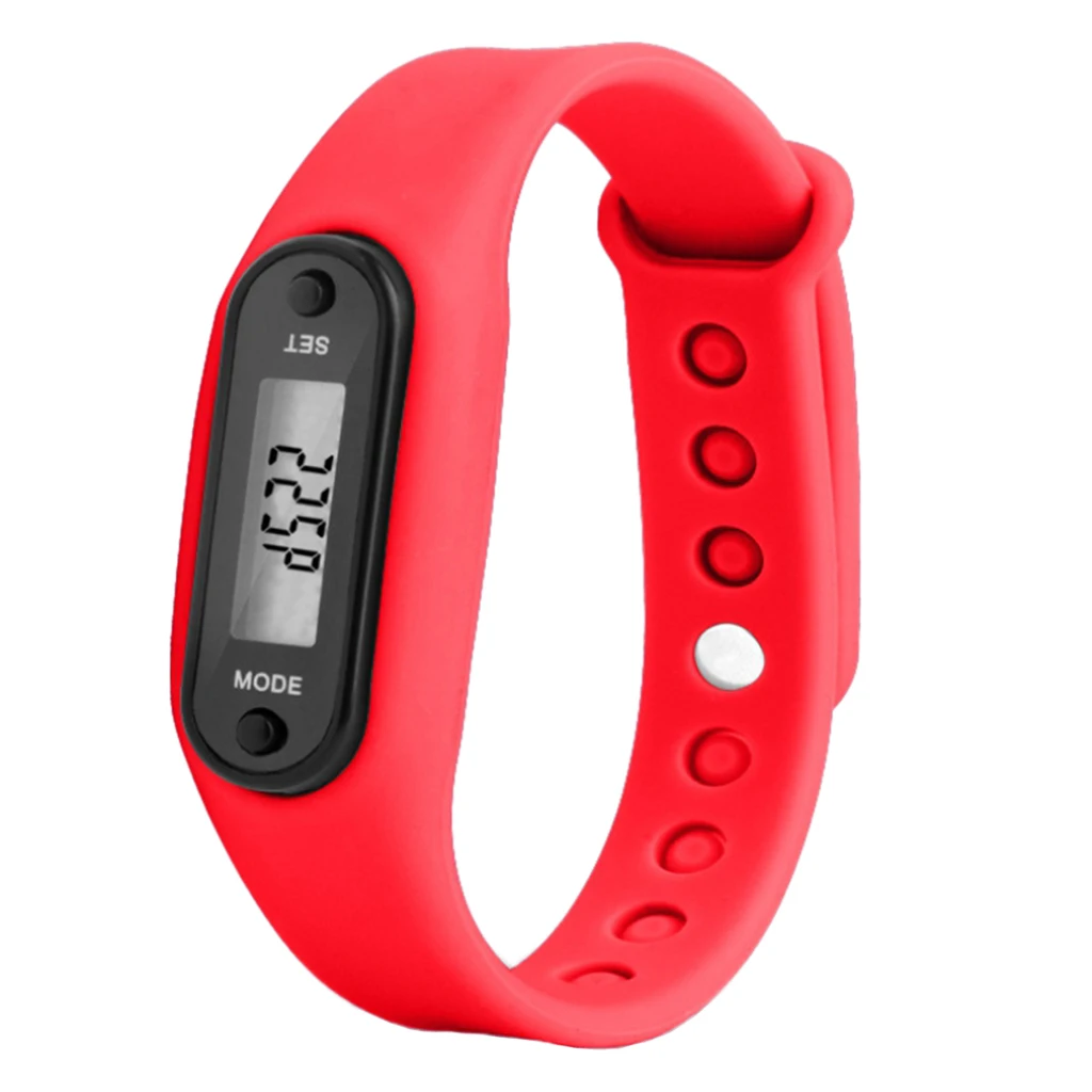 

Digital LCD Walking Distance Pedometer Run Step Walking Distance Calorie Counter Wrist Women&Men Sport Fitness Watch Bracelet