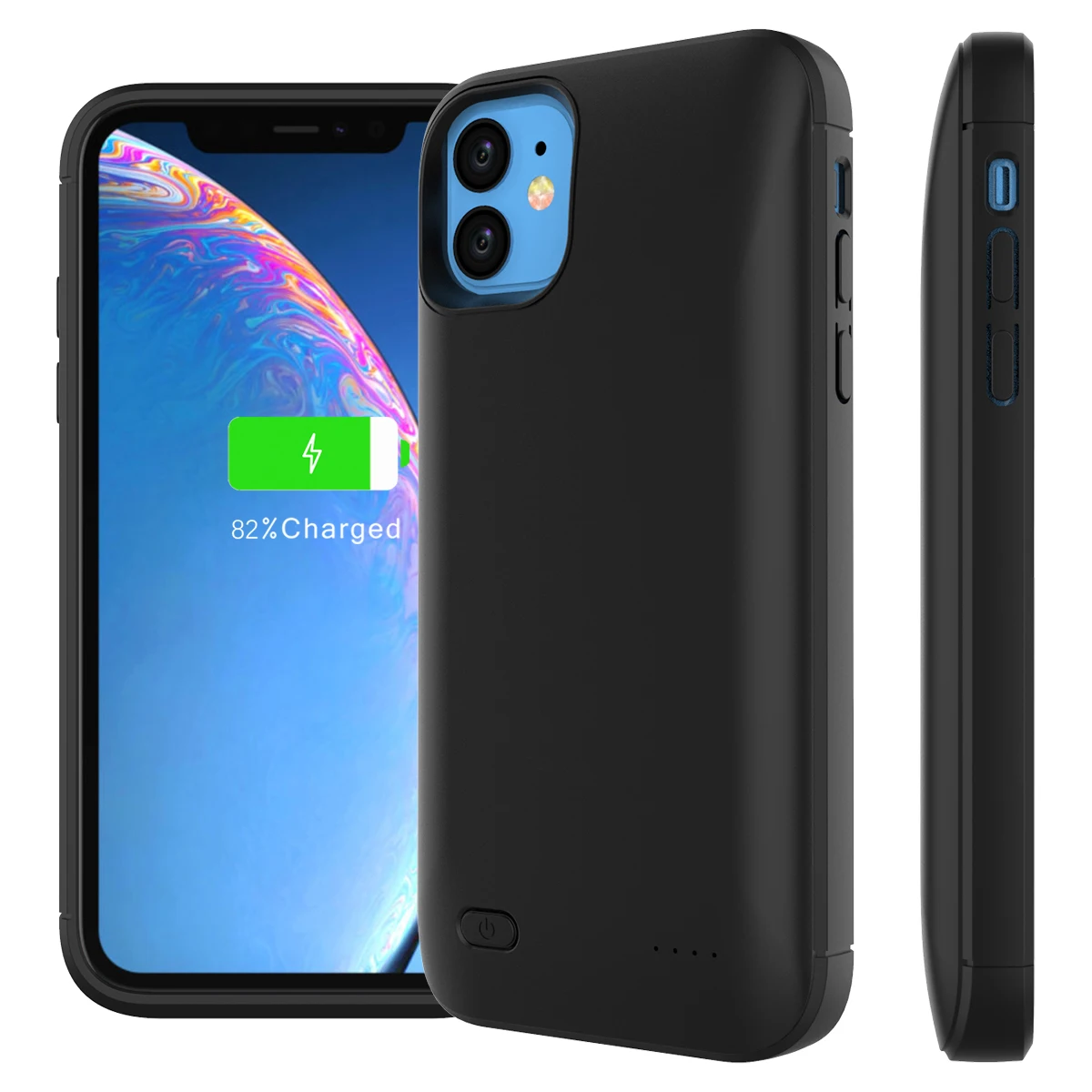 Для iPhone 11 Pro Чехол для зарядного устройства 4000 мАч Внешний аккумулятор для зарядки iPhone XS 6 6S 7 8 SE 5 5S чехол для аккумулятора