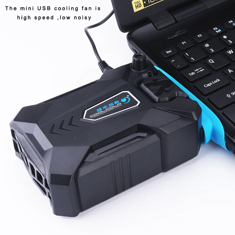 Охлаждающий вентилятор COOLCOLD портативный кулер для ноутбука USB внешний с