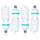 Флуоресцентная лампа непрерывного освещения, 4x135 Вт, цоколь E27, 5500 к, яркая лампа фотосъемка при дневном свете для фотосъемки в софтбоксе