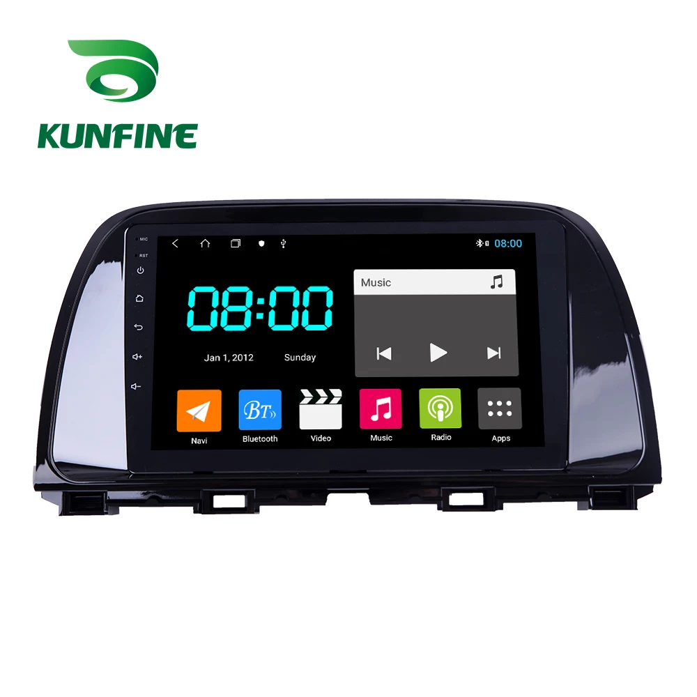 Магнитола с GPS навигацией Восьмиядерный процессор 1024*600 Android 10 0 для Mazda 6 ATENZA 2014