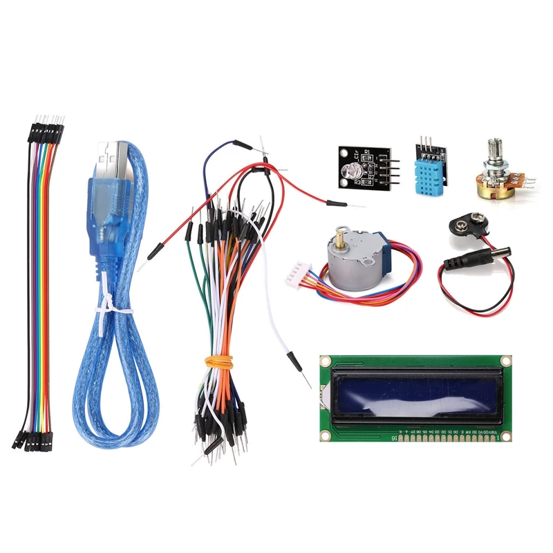 Стартовый комплект совместим с Arduino UNO R3 проекты LCD1602 модуль макетная плата 9V 1A