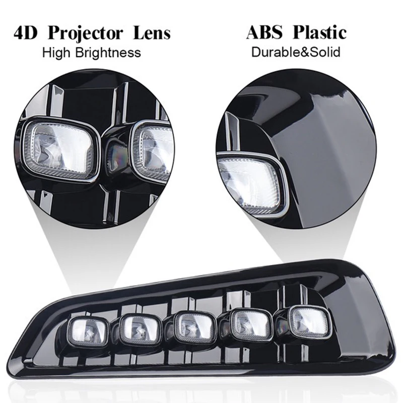 1 комплект светодиодный светильник дневной ходовой противотуманный s DRL для Ford F150