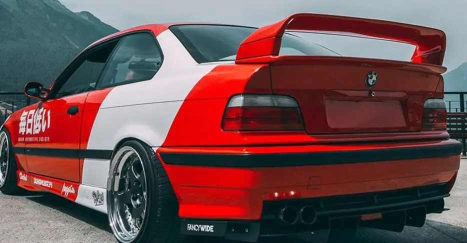 Спойлер для E36 2006-2018 BMW спойлер 4D из АБС-пластика Автомобильный задний цветной |