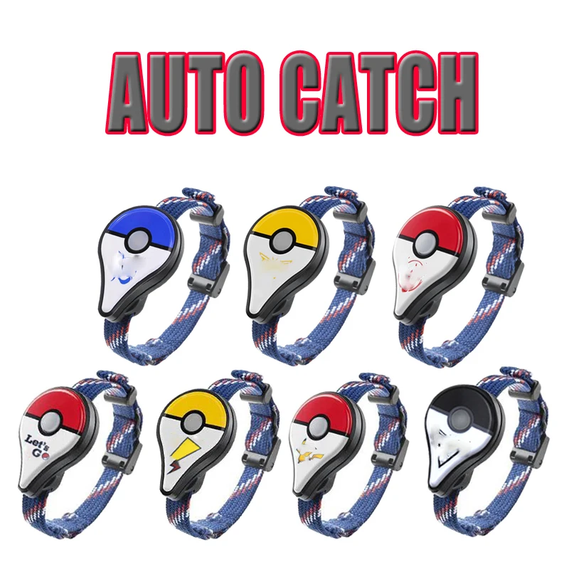 Браслет на запястье для Pokemon Go Plus с автоматическим захватом Поддержка Android и IOS