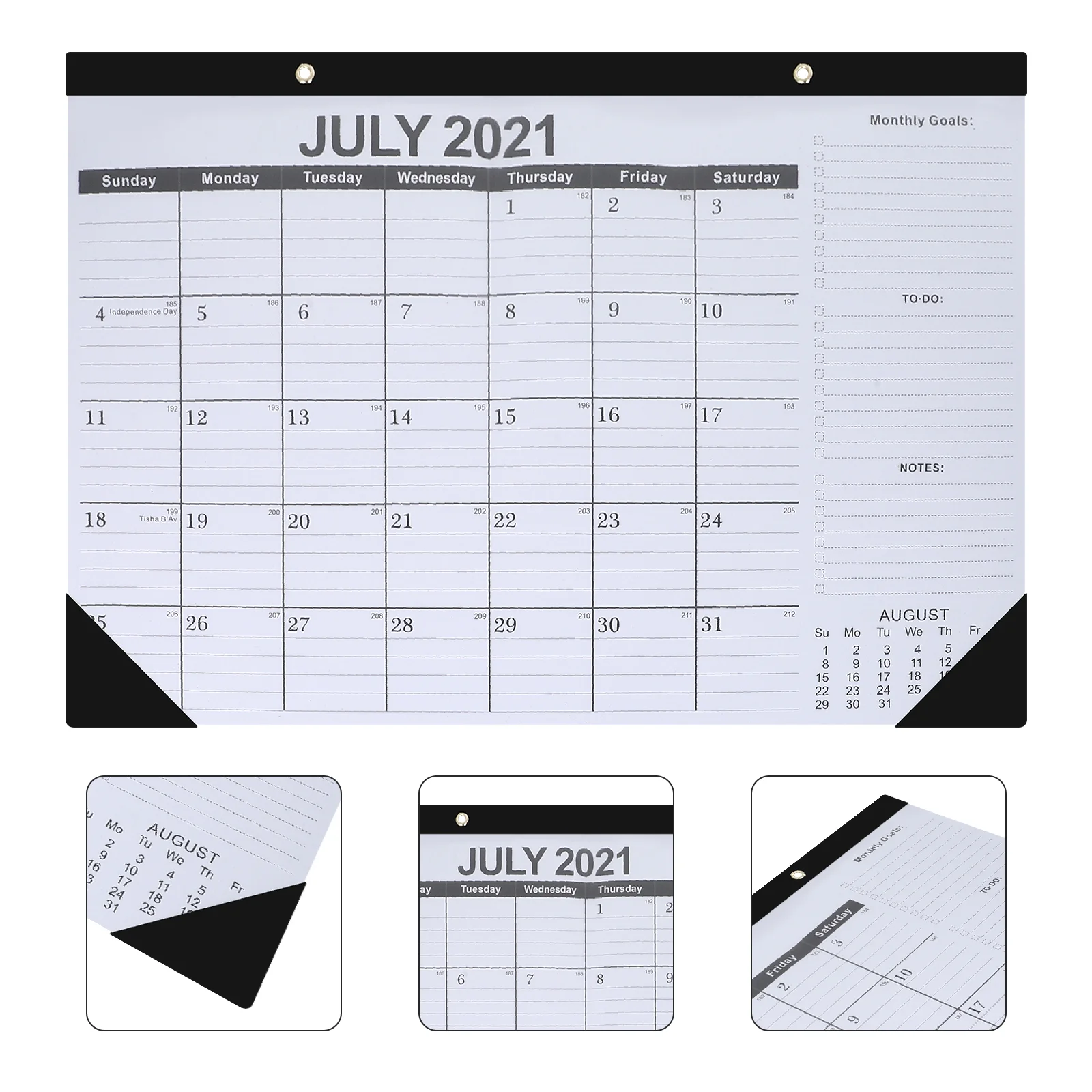 

1 Pc 2022 Countdown Wall-mounted Calendar English Version Home Calendar