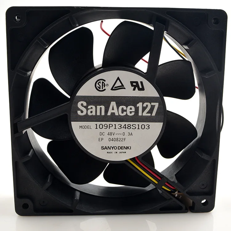 

FOR Sanyo 109P1348S10348V 0.3A 12738 12.7CM three-wire cooling fan