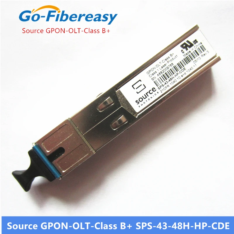 

Source SFP Transceiver Module GPON-OLT-Class B+ SC Connector SFP Transceiver Module compatible Huwei ZTE GPON cards Optic Module