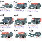 Оригинальный USB-разъем для зарядки гибкий кабель для Samsung A10S A21S A30S A50S A02S A10 A20 A30 A40 A50 A51 A70