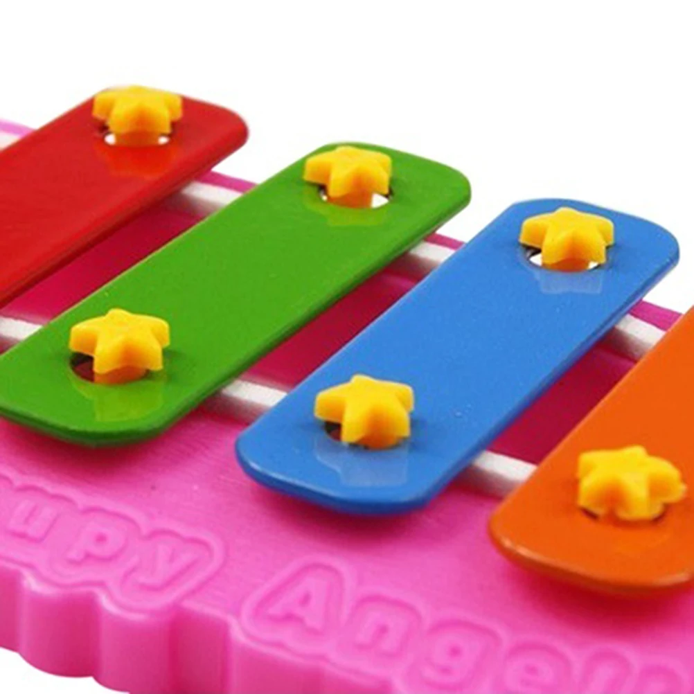 Мультфильм животных 4th весы резонатор пианино ксилофонная Музыка Игрушка Дети