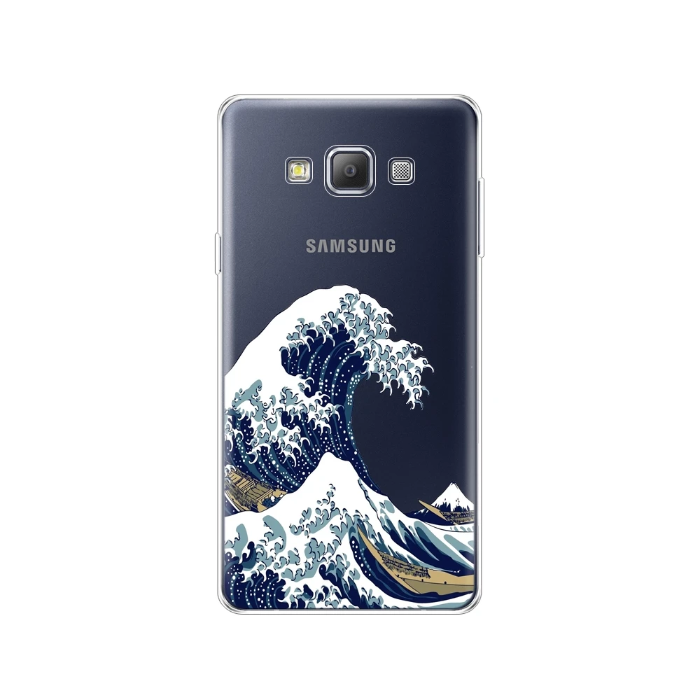 Чехол для Samsung Galaxy A7 2015 мягкий силиконовый чехол из ТПУ A700 A700F полностью 360