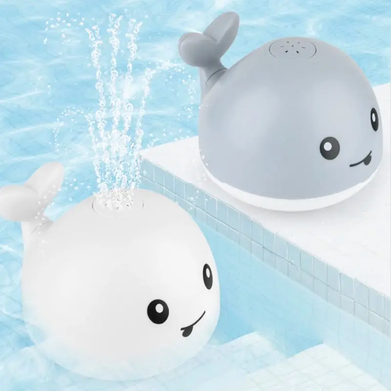 

Cute Whale Electric Induction Sprinkler Spray Bath Toy with Music Light Water 54DA