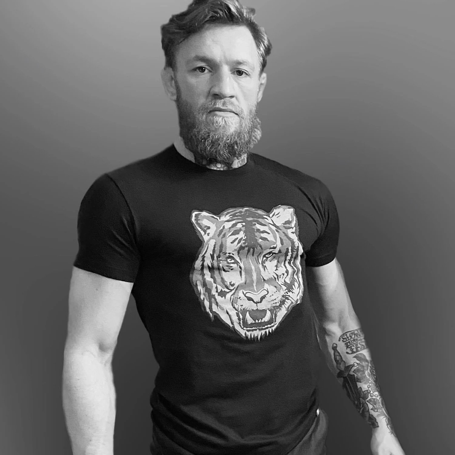 Футболка Коннер Макгрегор фитнес Тигр Муай Тай Горячая Борьба крови ММА с