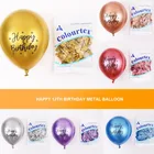 Воздушный шар для дня рождения, 12 дюймов, украшение из розового золота, для дня рождения, украшения детский душ