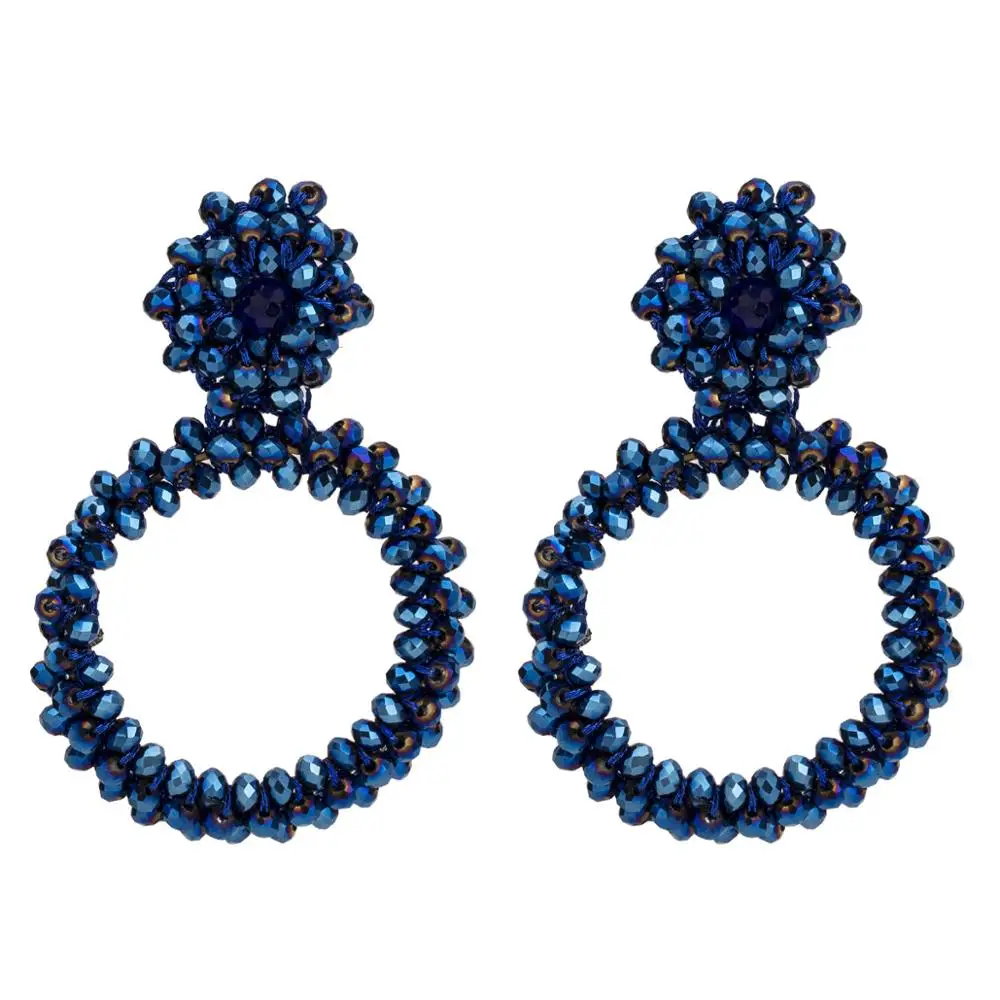 Женские серьги в богемном стиле большие с кисточками модные ювелирные изделия