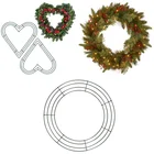 1 шт. Рождественский венок, кольцо, рамка, основание, настенные подвесные украшения, сделай сам, свадьба, рождевечерние ринка, домашний декор