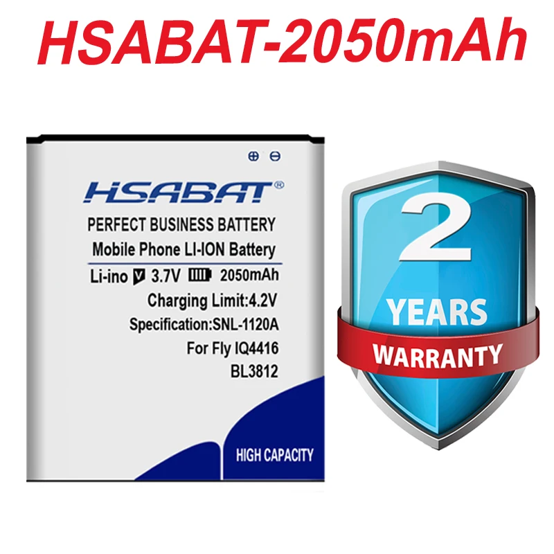 Аккумулятор HSABAT BL3812 для Fly IQ4416 3812 BL 2050 мАч бесплатная доставка|Аккумуляторы