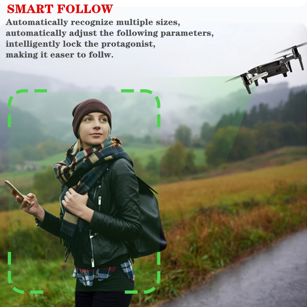 Складной Квадрокоптер с GPS Wi-Fi FPV 4K ESC | Игрушки и хобби