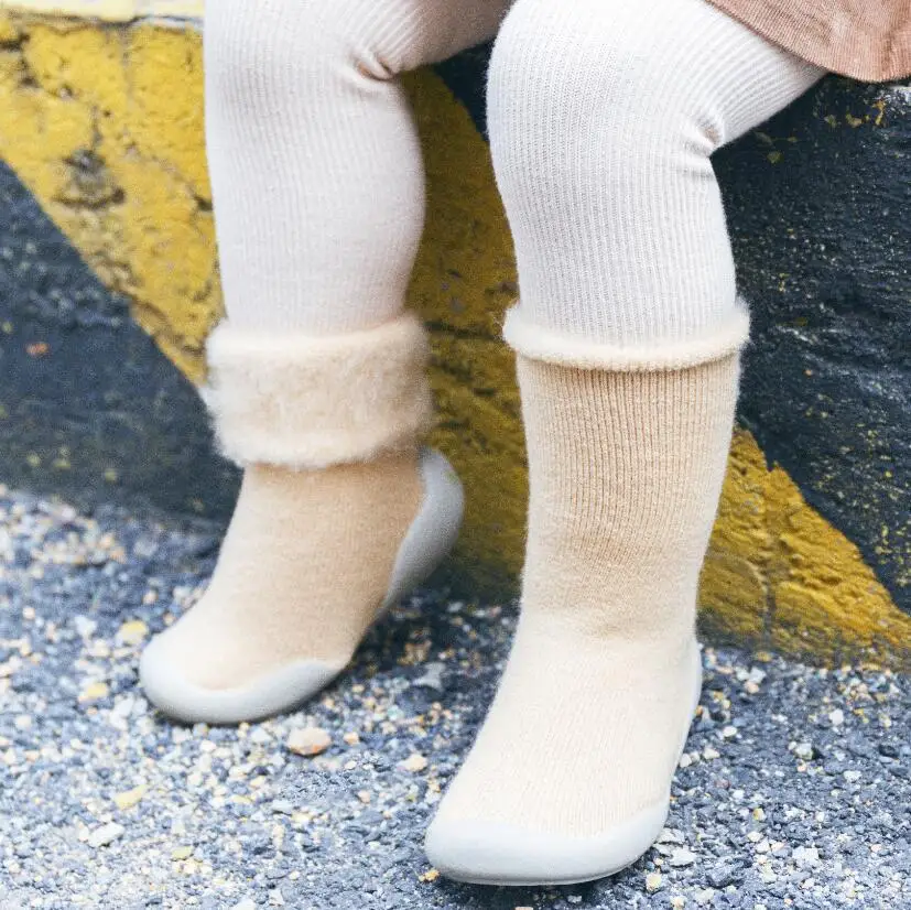 Новинка Осень зима плюс бархатные утолщенные детские носки для пола