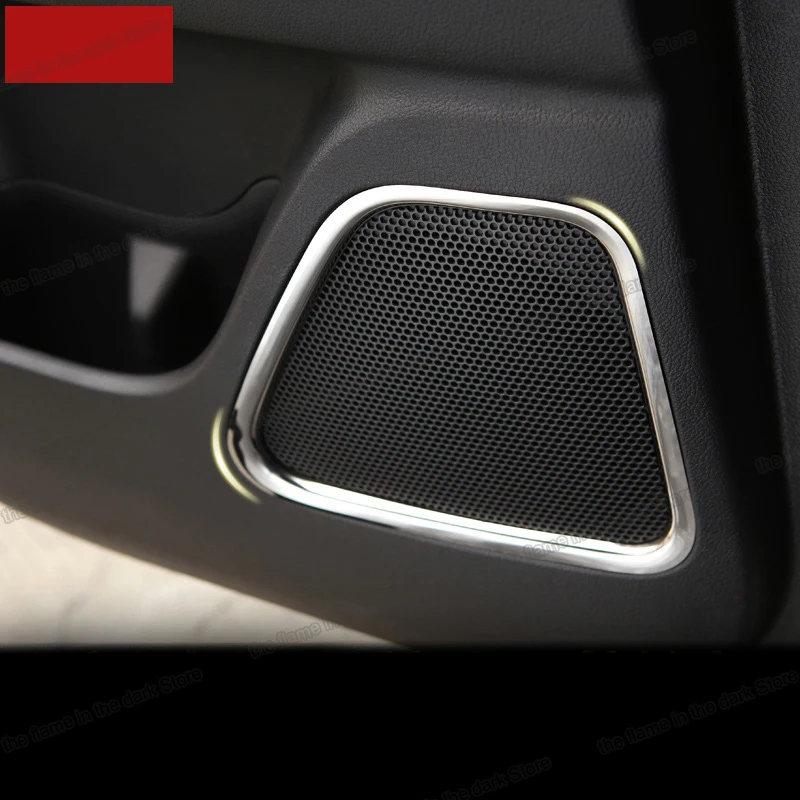 

Lsrtw2017 Car audio Door Sound Speaker Panel Trims for Mitsubishi Outlander 2013 2014 2015 2016 2017 2018 2019 2020 Accessories