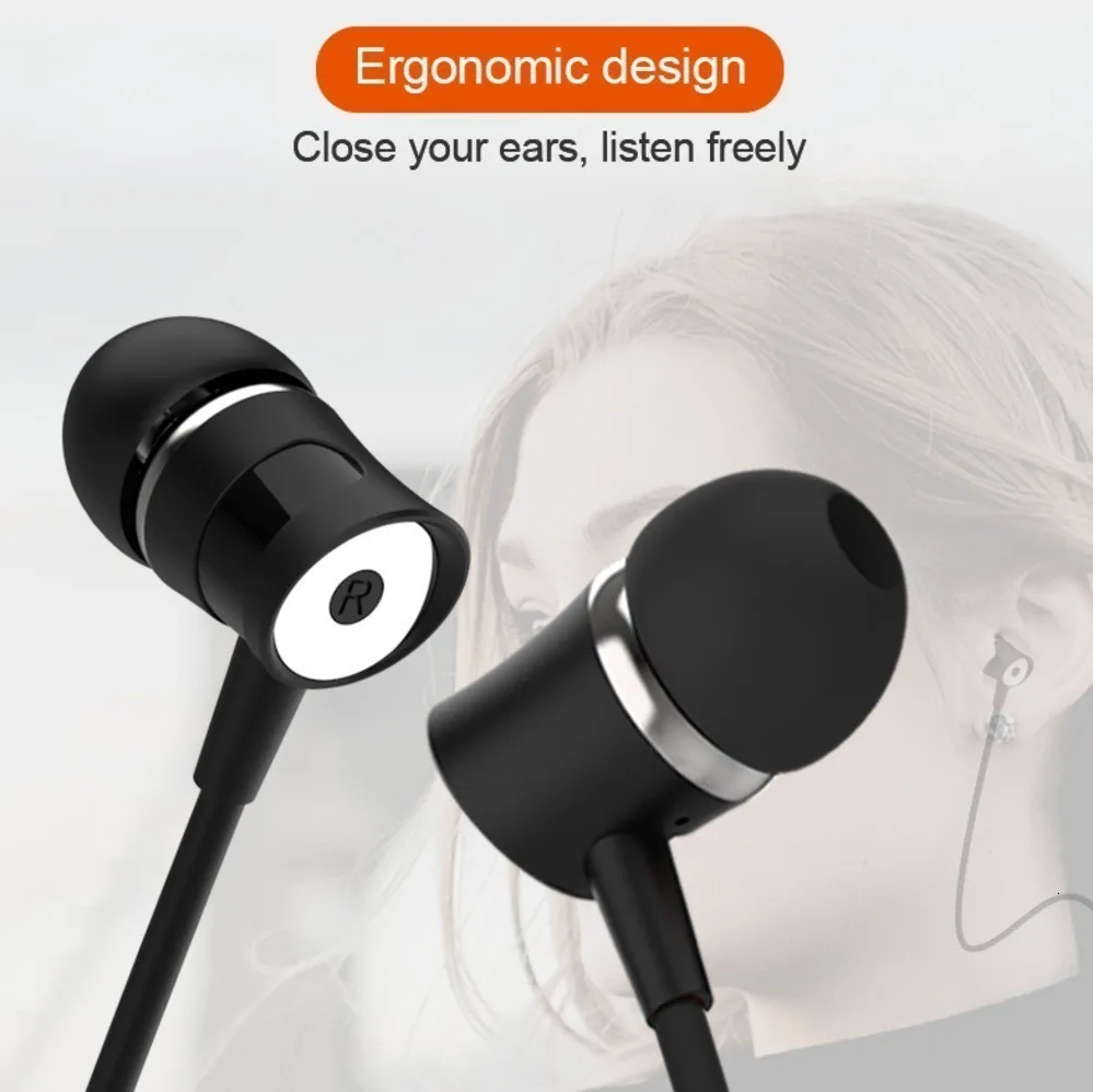 Наушники вкладыши CHYI с микрофоном спортивные Hi Fi наушники усиленными басами для