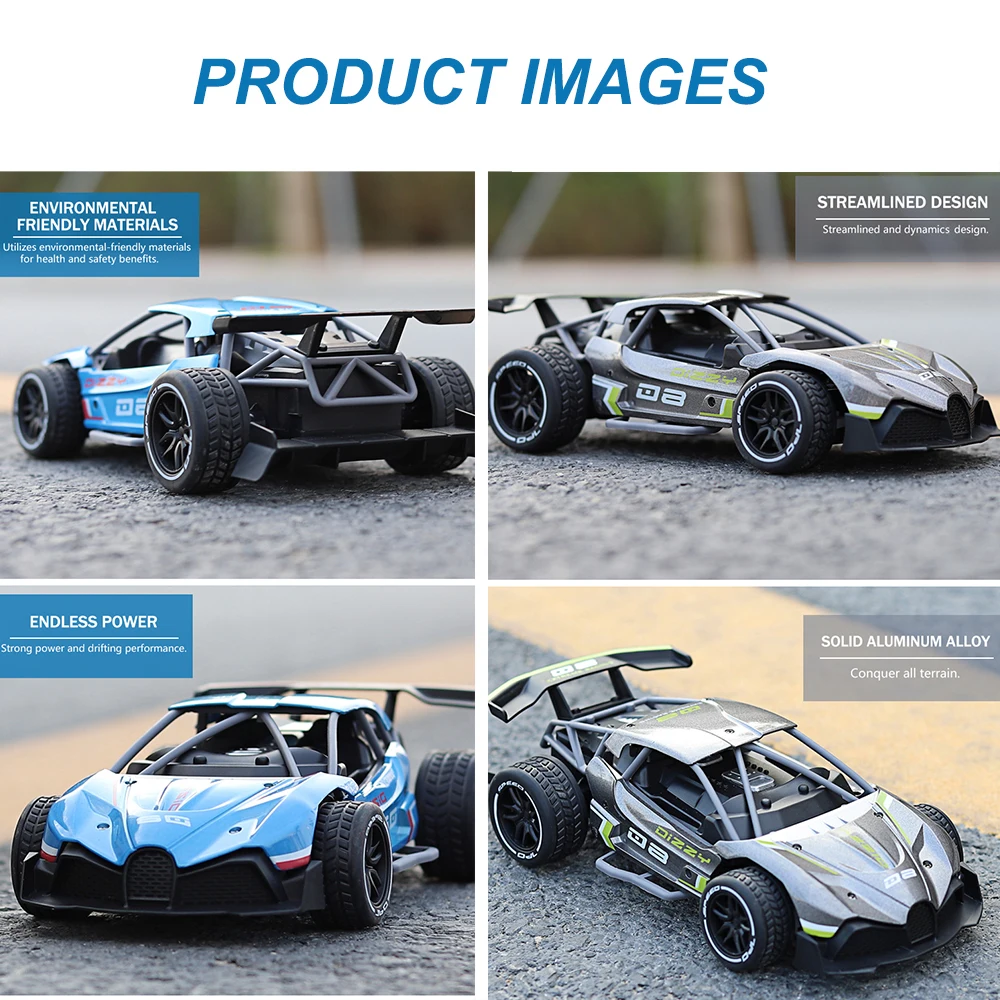 1/16 RC автомобиль 2 4G Дрифт сплав высокоскоростной гоночный Радиоуправляемый