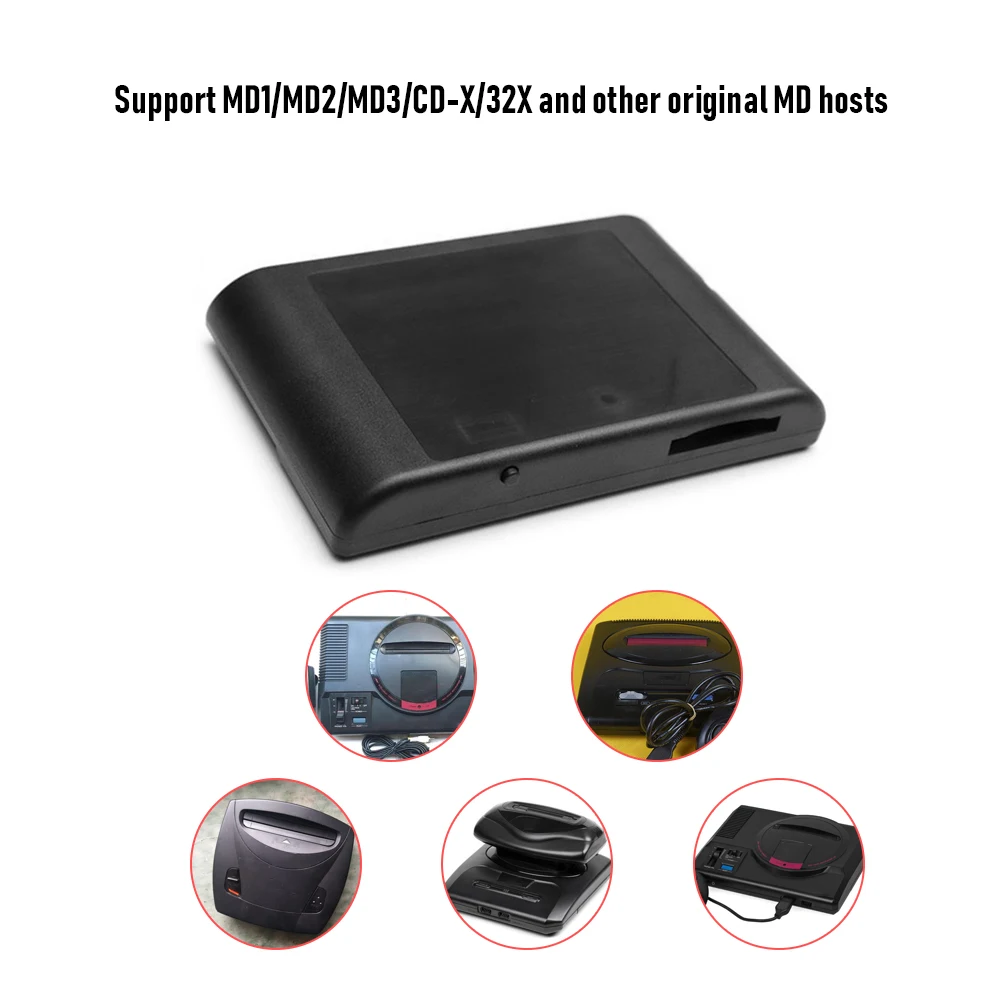 

For MD Cartridge Memory Card Adapter Game Storage Burning Card For Sega OSV3.6/3.8 Version Portable Flashcard