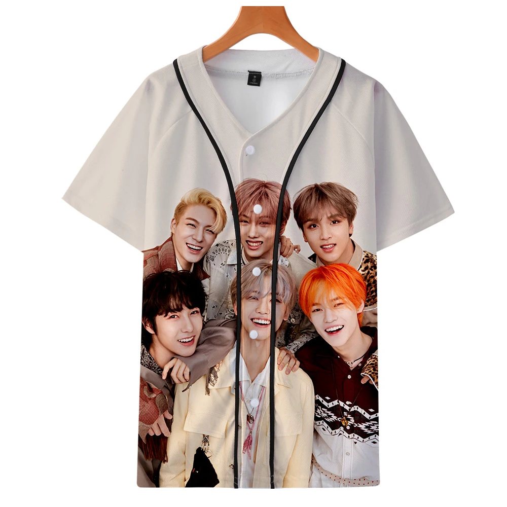 Новый альбом KPOP NCT DREAM 2019 бейсбольная Униформа с 3D принтом WE BOOM и короткими