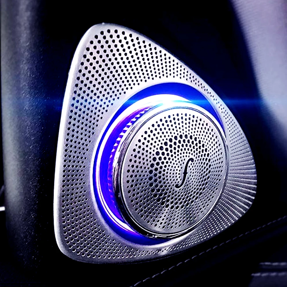 3/12/64 цветов автомобильный твитер с окружающим светильник для Mercedes Benz W205 C Класс