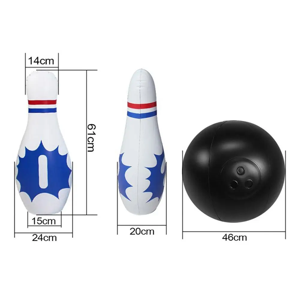 

Inflatable Bowling Ball Fun Indoor Toys Children's Bowling Ball Inflatable Bowling Ball Inflatable Bowling Toy Set