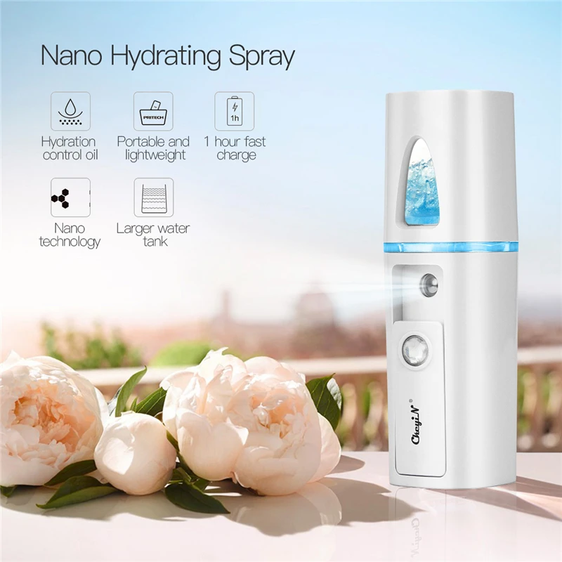 

CkeyiN Ultrasonic Skin Scrubber Face Skin Spatula Deep Cleaning + Visible Vacuum Blackhead Remover with Camera+ Nano Sprayer 48