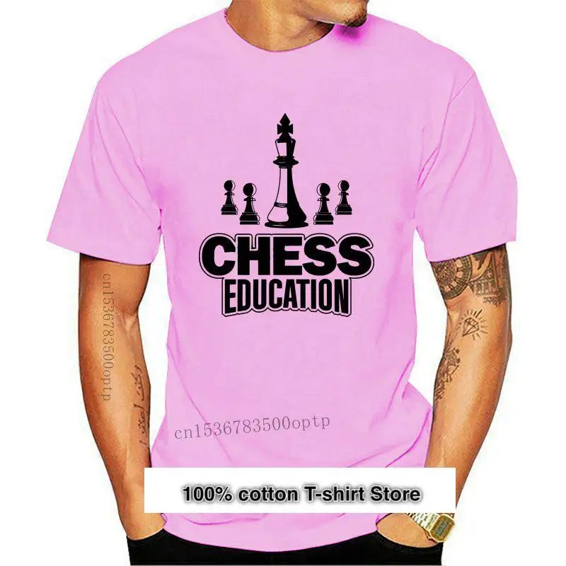

Camiseta de algodón de talla grande para hombre, camisa de Fan del ajedrez Internacional, 4XL, 5XL, 6XL, nueva
