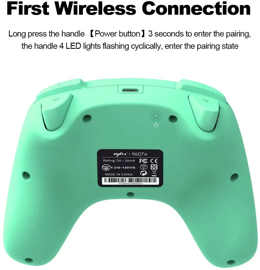 Контроллер Nintendo Switch PXN игровой геймпад Bluetooth совместим с Lite/PC USB-кабелем для