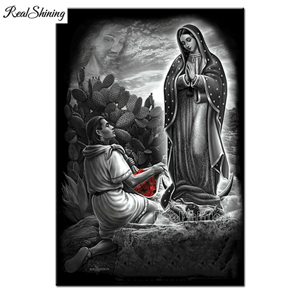 Наборы для алмазной живописи с виргеном де Гуадалупе Алмазная мозаика 5D Dy веры