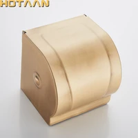 free shipping wholesale and retail wall mounted bathroom toilet paper holder antique brass roll tissue box yt 10892