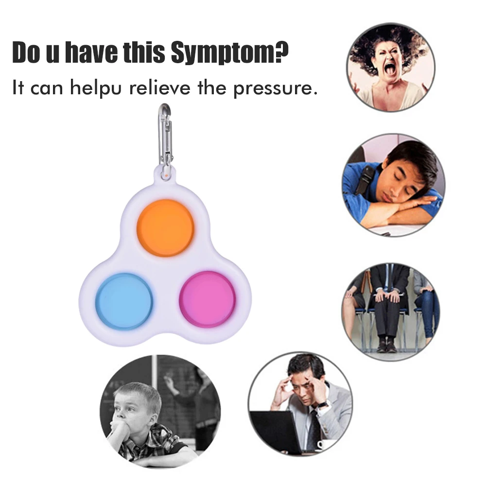 

New Fidget Simple Dimple Toy Fat Brain Toys Stress Relief Hand Fidget Toys For Kids Adults Early Educational Autism Special Need