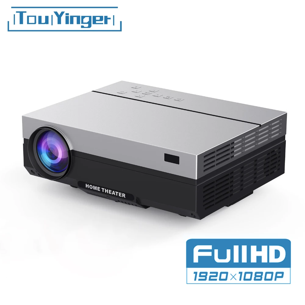 TouYinger T26K светодиодный видеопроектор Full HD мультимедийный проектор 5800 люмен FHD 3D