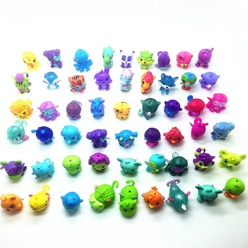 50 шт./лот оригинальные яйца животные кавайная Милая Аниме Кукла ПВХ экшн фигурка