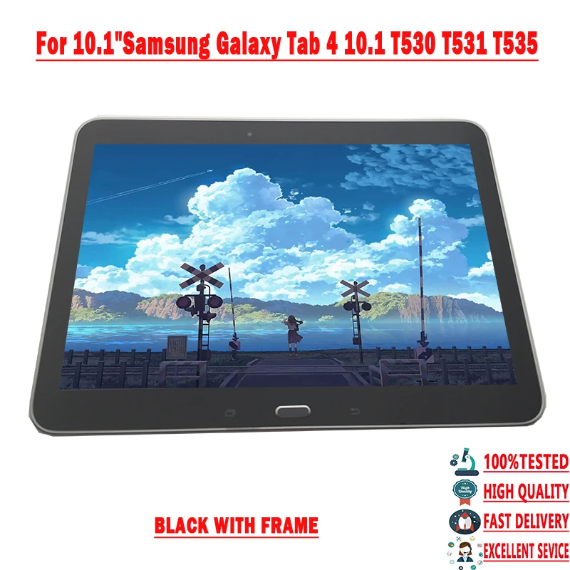 ЖК-дисплей 10 1 дюйма для Samsung Galaxy Tab 4 T530 T531 T535 + сенсорный дигитайзер экран в сборе