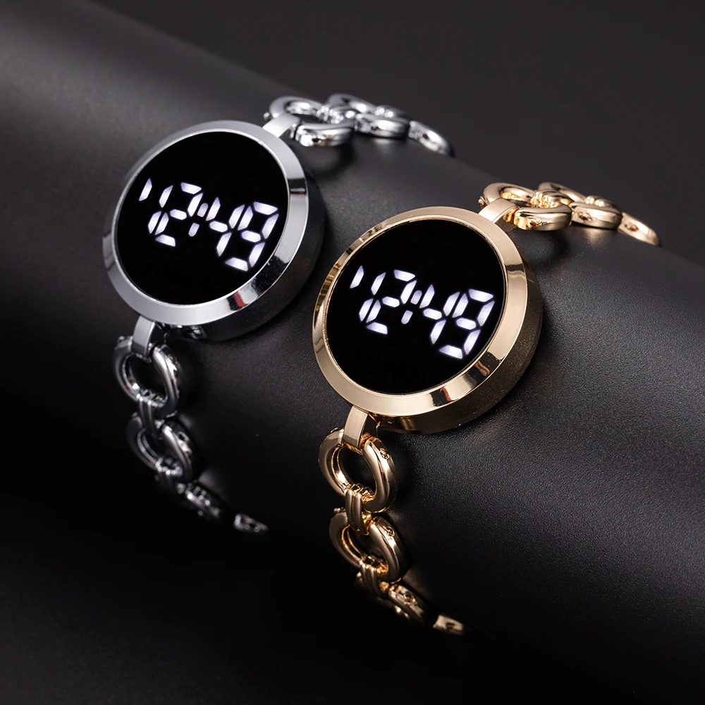 

Frauen Luxus Uhr Led Uhr Armband Femme Elektronische Armbanduhr Digital Uhren Für Frauen Weibliche Montre Homme Zegarek