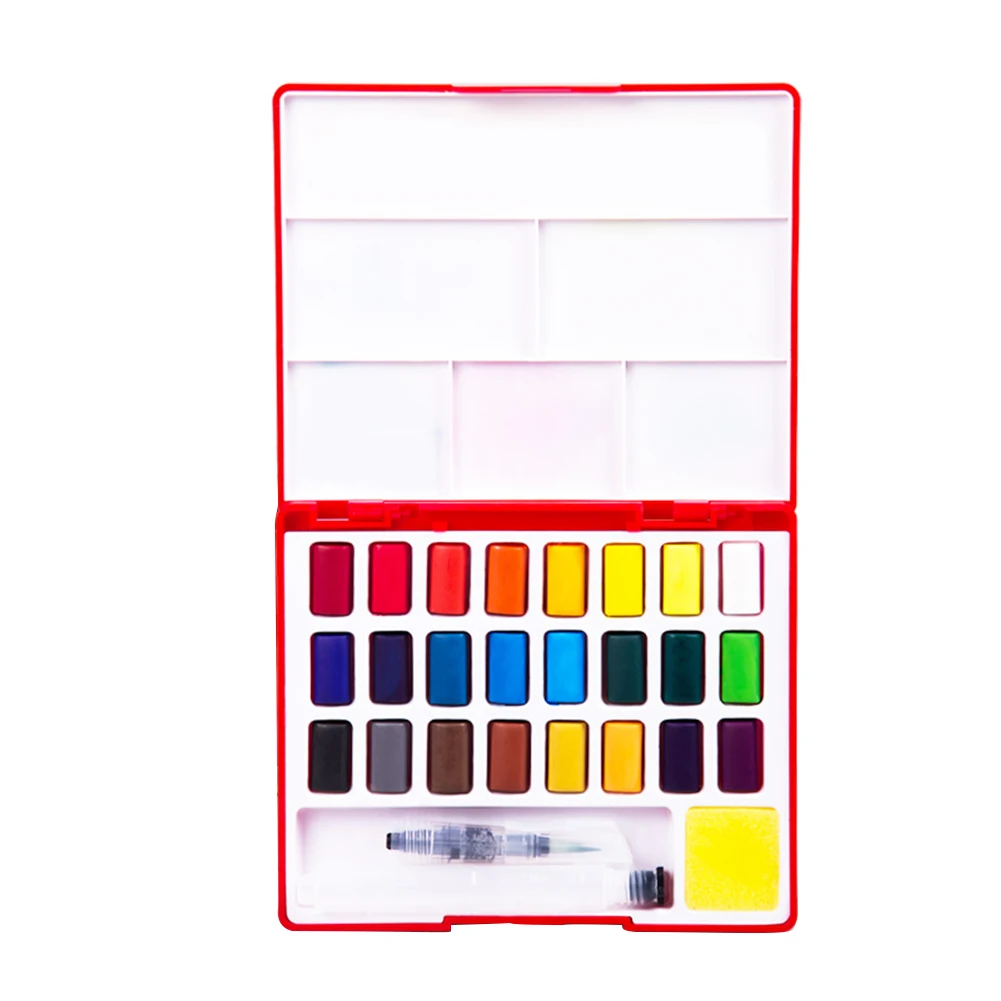 Пигмент твердый набор акварельных красок Профессиональный Начинающий чернила